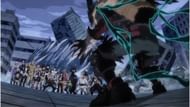 Deku vs Class 1-A as seen in the anime (Image via Studio Bones)